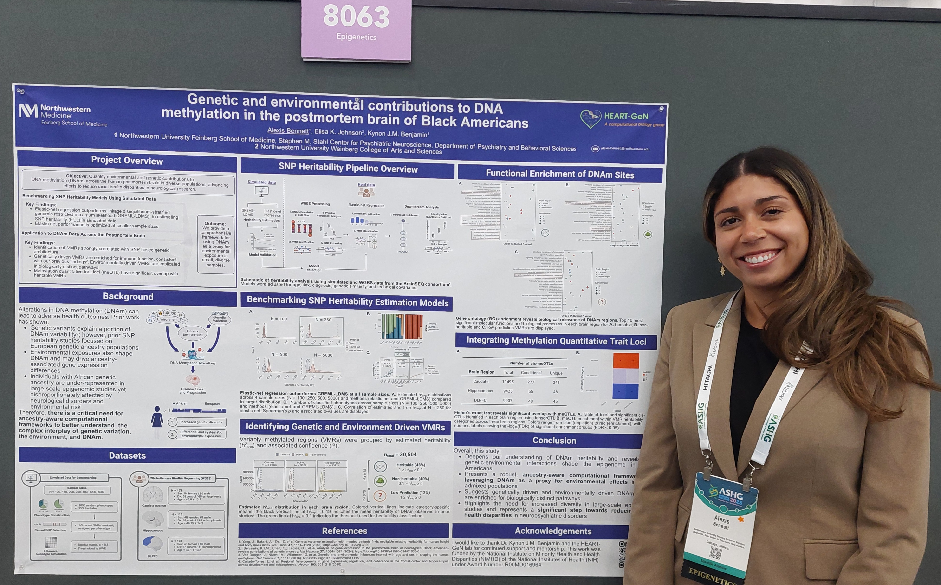 Poster Session - Alexis at ASHG 2025