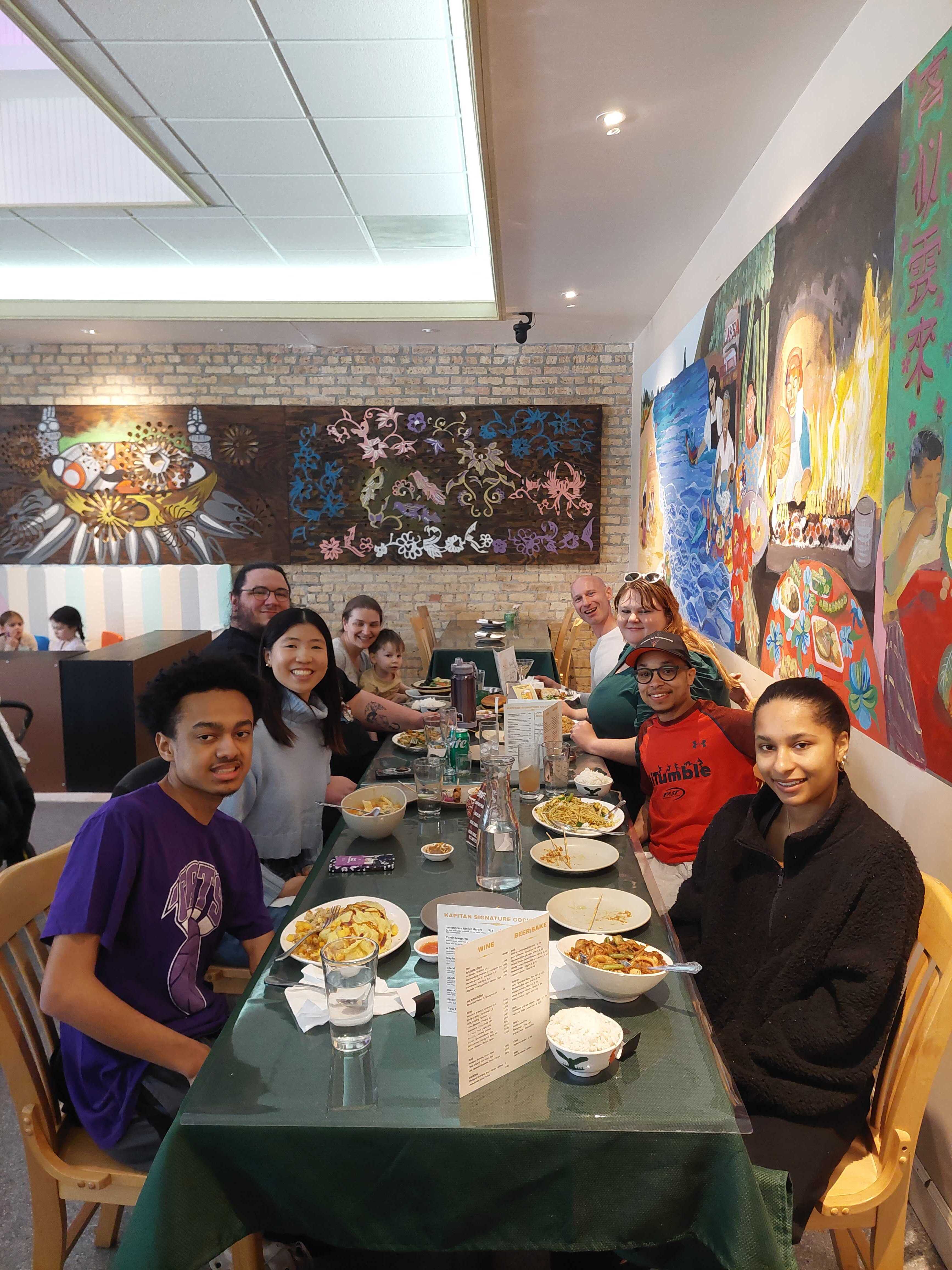 HEART-GeN Lab lunch after pickleball