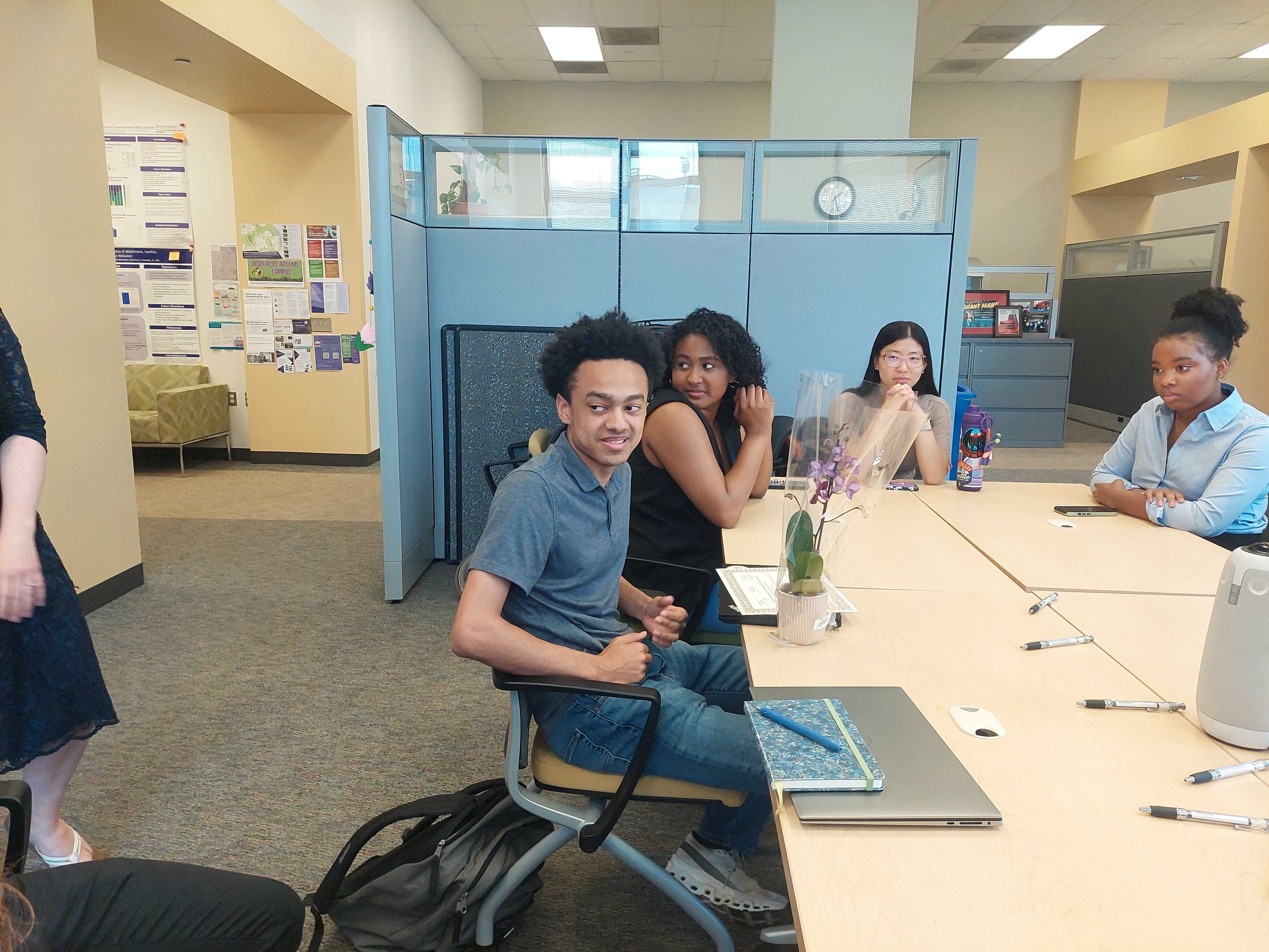 HEART-GeN Lab celebration for Manuel, Jalil, and the Summer Scholars