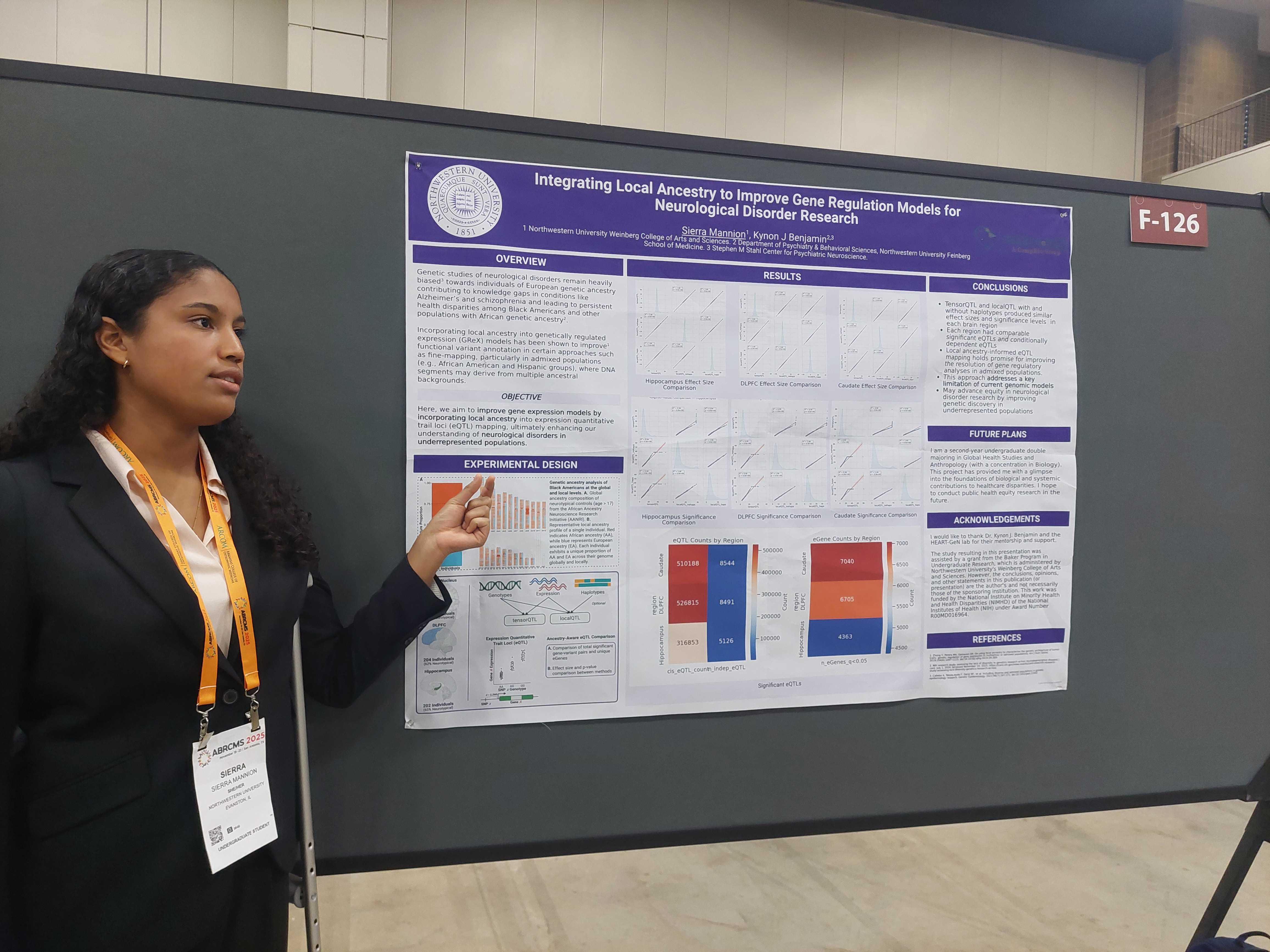 Sierra Poster Presentation at ABRCMS 2025